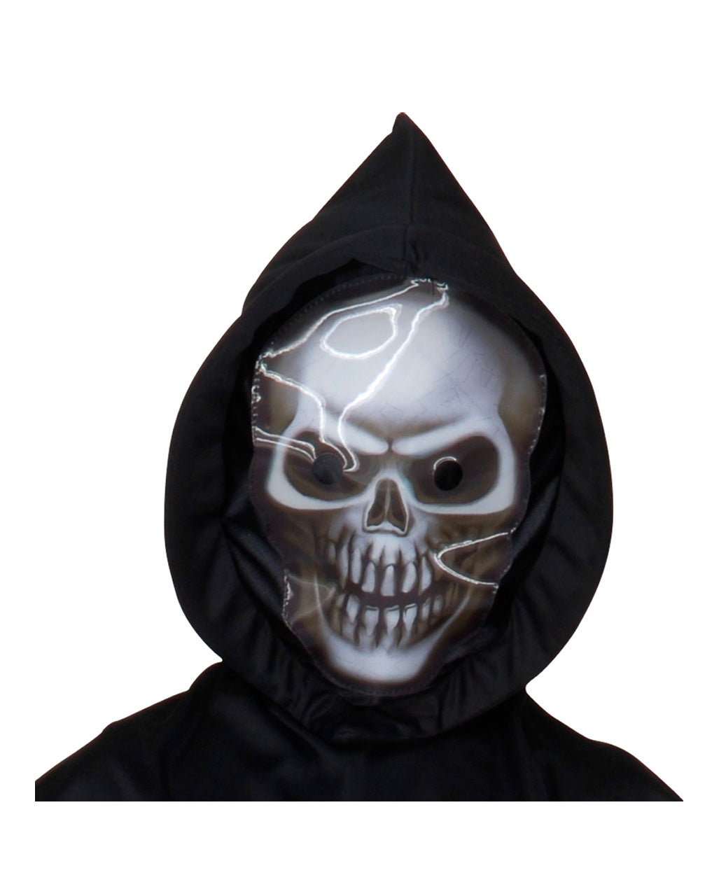 Sensenmann Kinderkostüm mit Totenschädel Maske