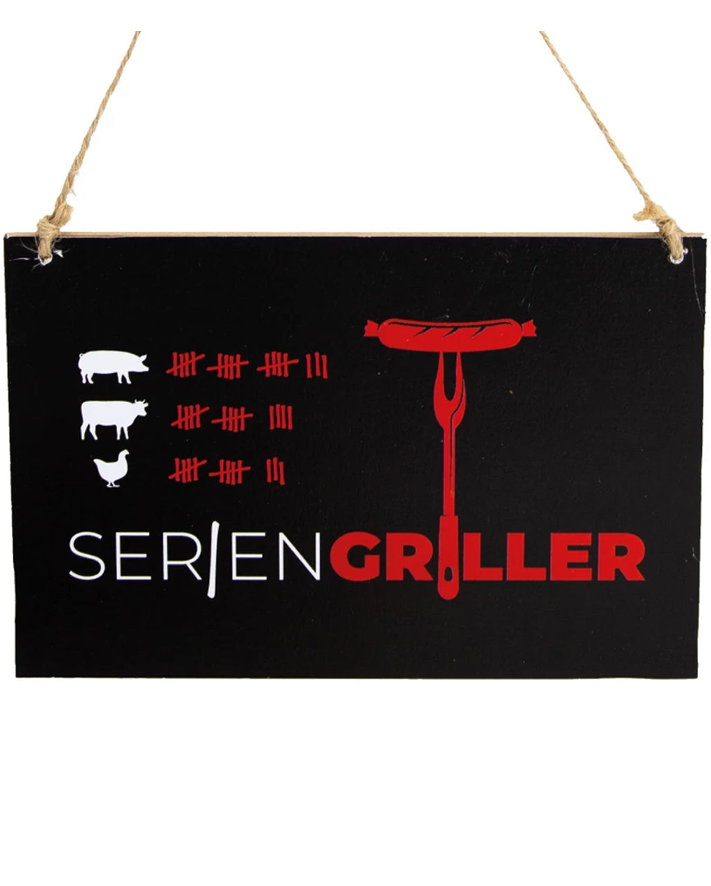 BBQ Panneau "Barbecue En Série" 18cm