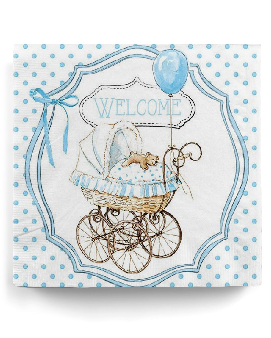 Servilletas Welcome Blue 20 Pcs.