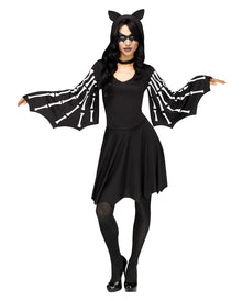 Sexy Fledermaus Skelett Kostüm