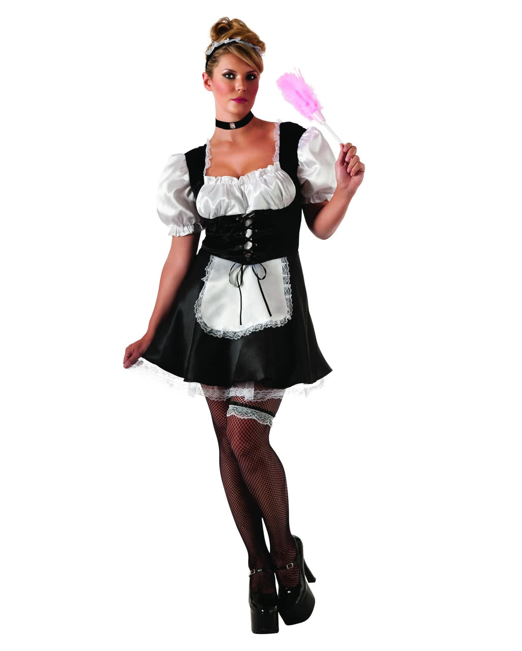 Sexy Hausmädchen Kostüm Plus Size