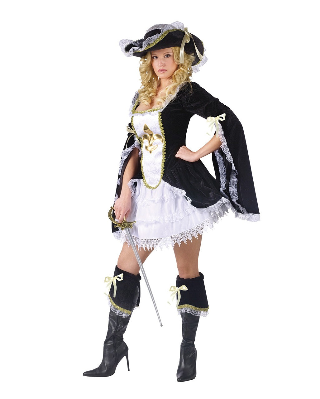 Sexy Musketier Damenkostüm