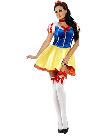 Sexy Schneewittchen Kostüm mit Petticoat