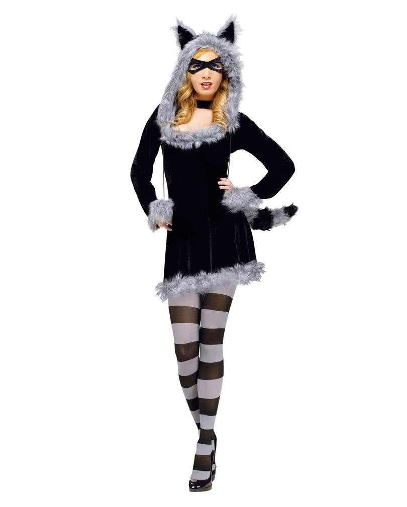 Sexy Waschbär Kostüm