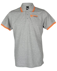 Shockers Lasertag Männer Poloshirt grau-orange