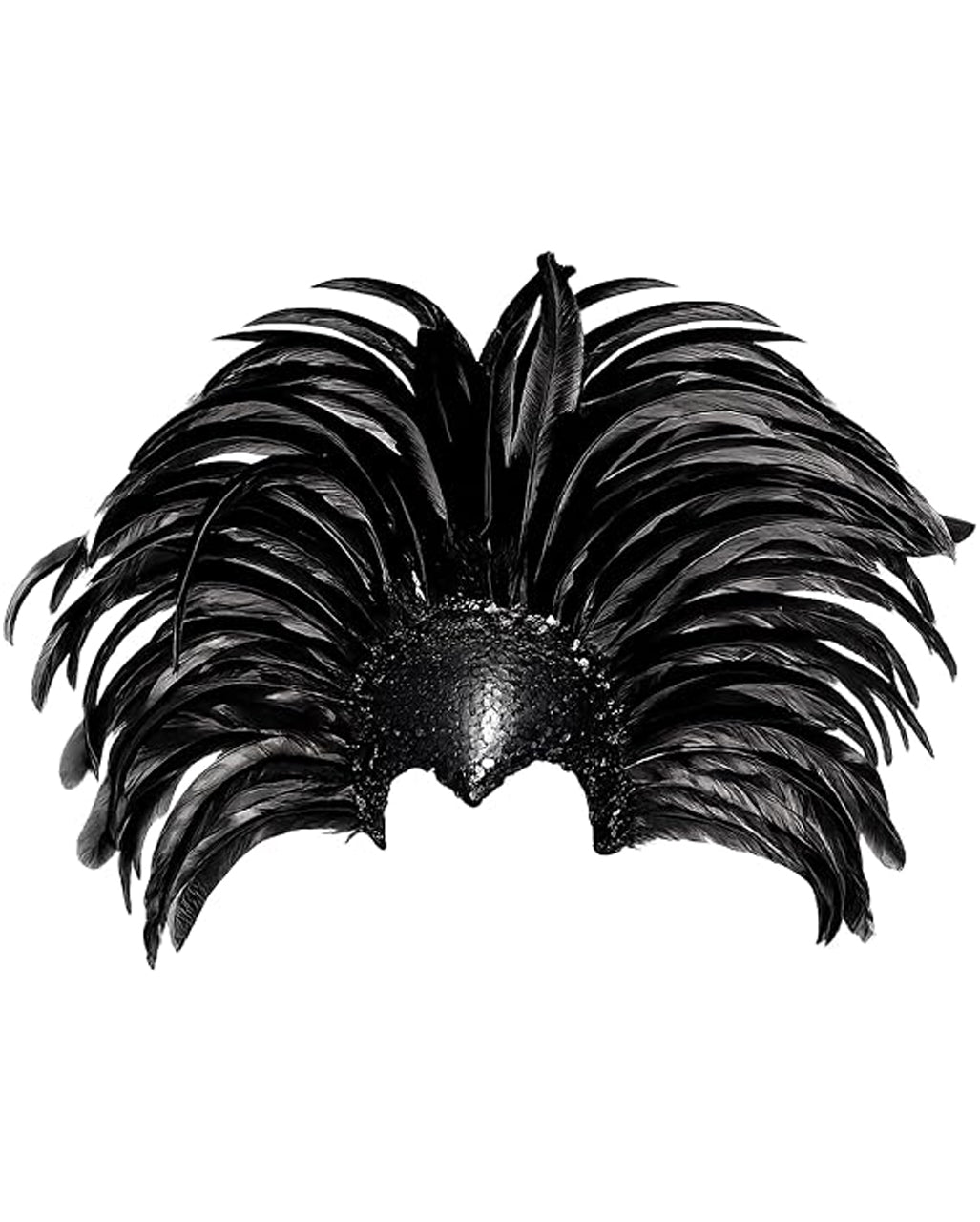 Showgirl Kopfschmuck mit Hahnenfedern