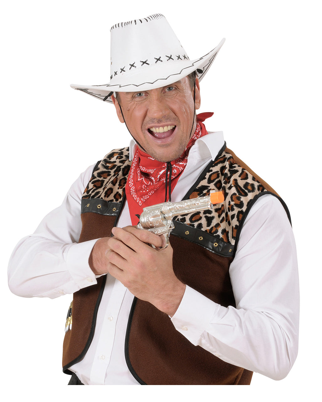 Silberne Cowboy Pistole