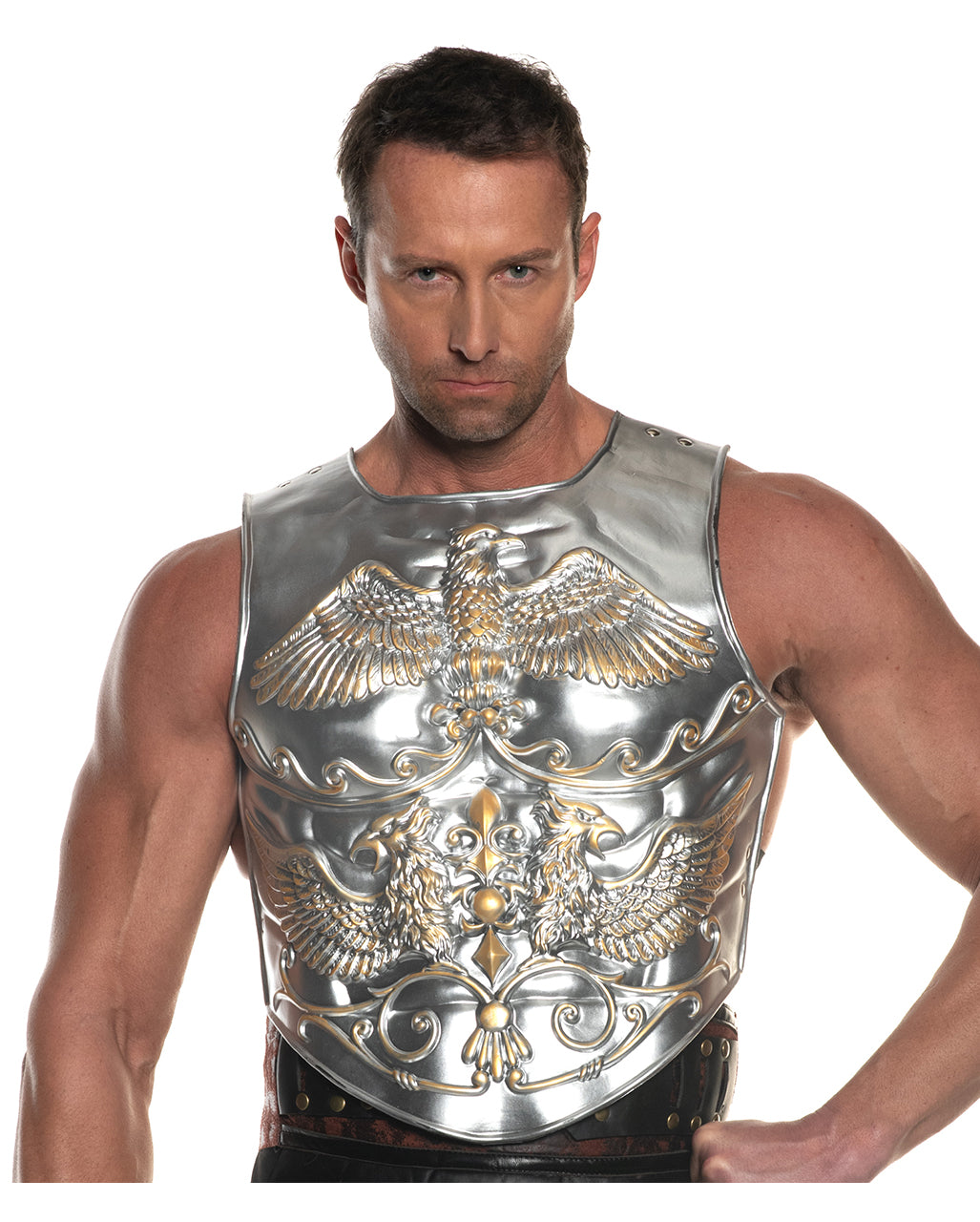 Gladiator Brustplatte Silber