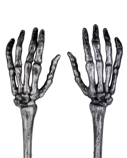 Silver Bone Hands As Serving Cutlery 2 Pcs.