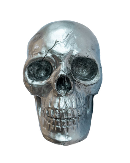 Silver Skull Drawer Handle