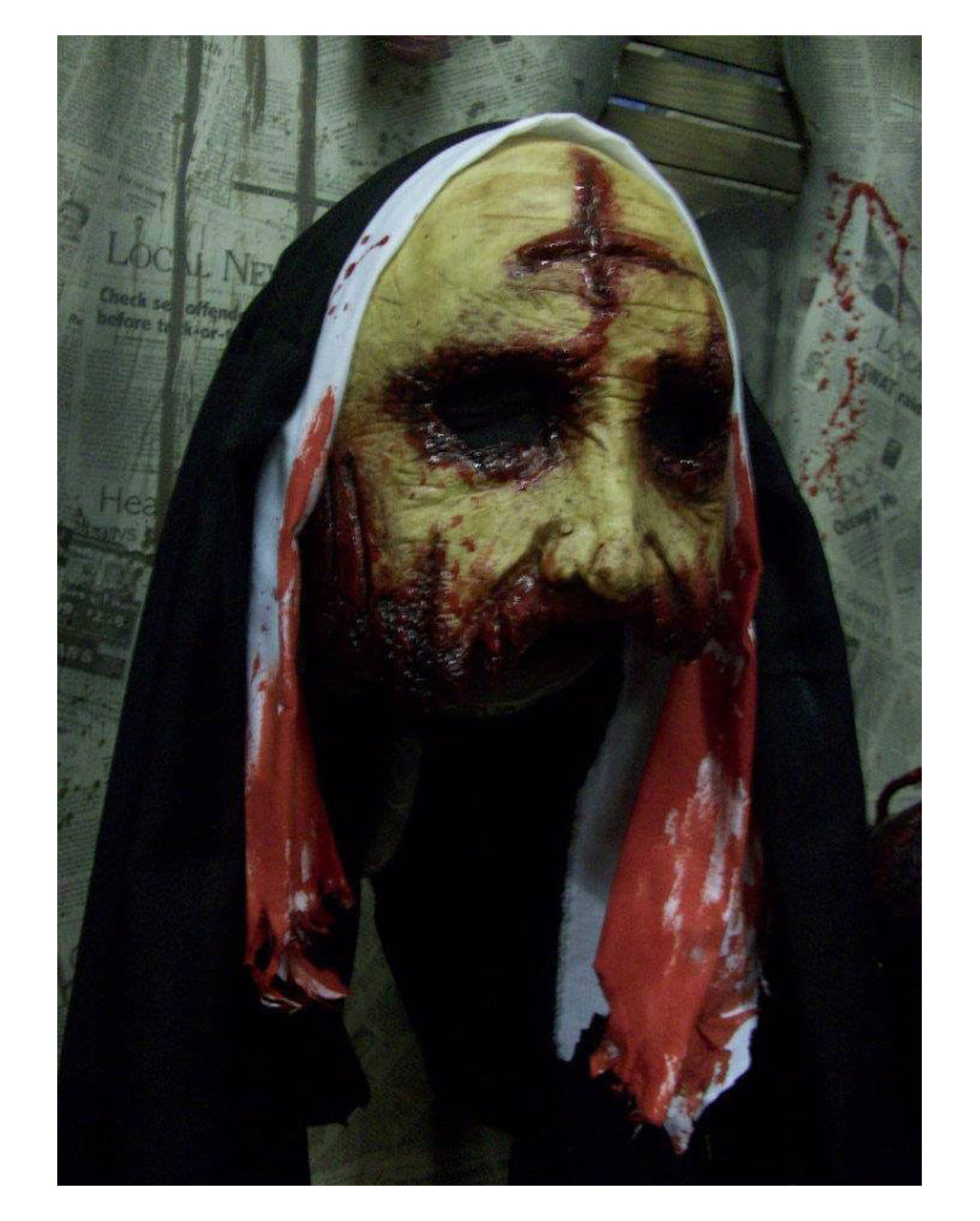Silent Nun Horror Mask