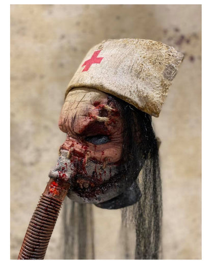 Enfermera Silenciosa Máscara De Terror