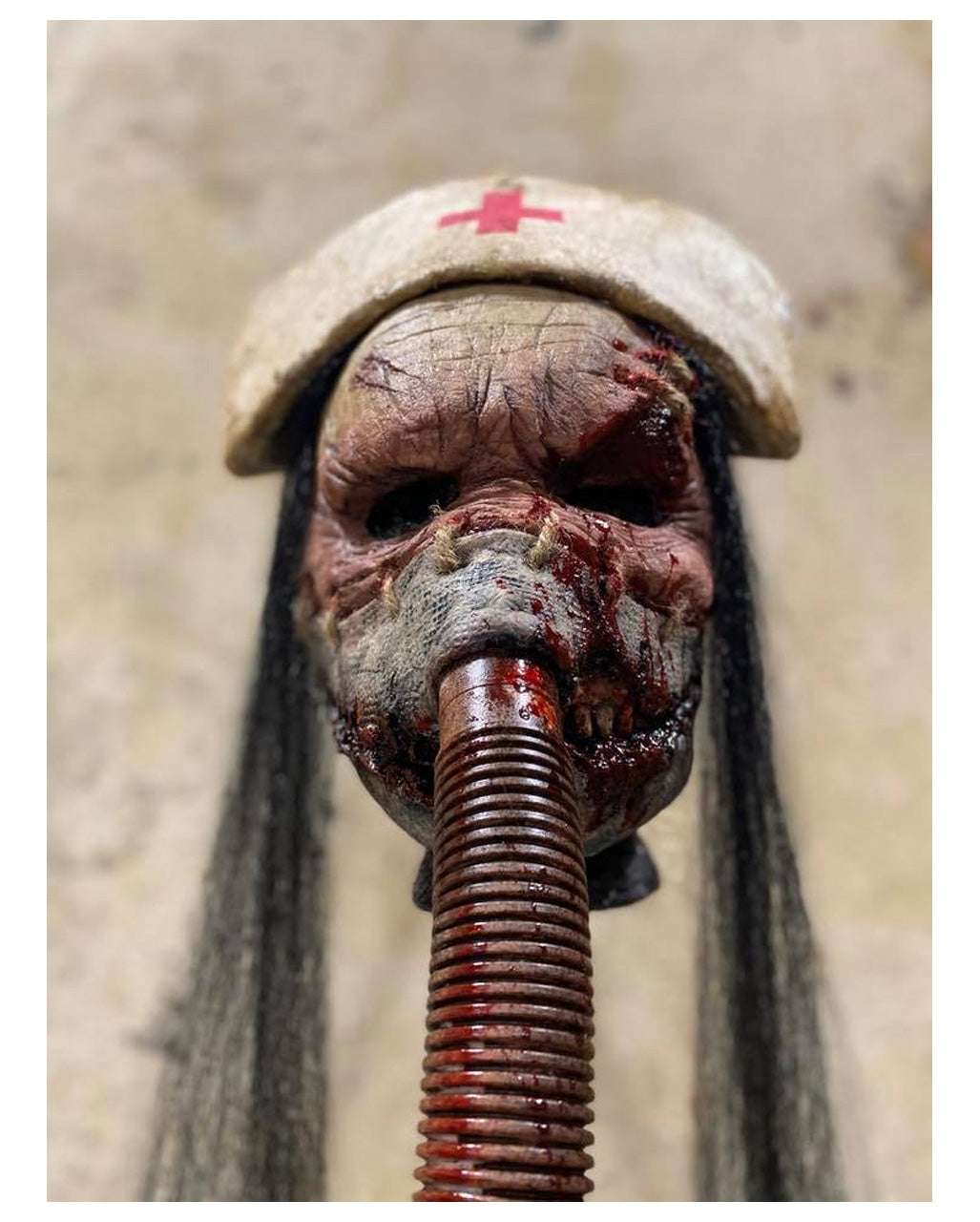 Enfermera Silenciosa Máscara De Terror