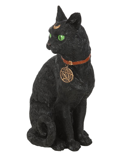 Sitzende Katze mit Halbmond 29cm