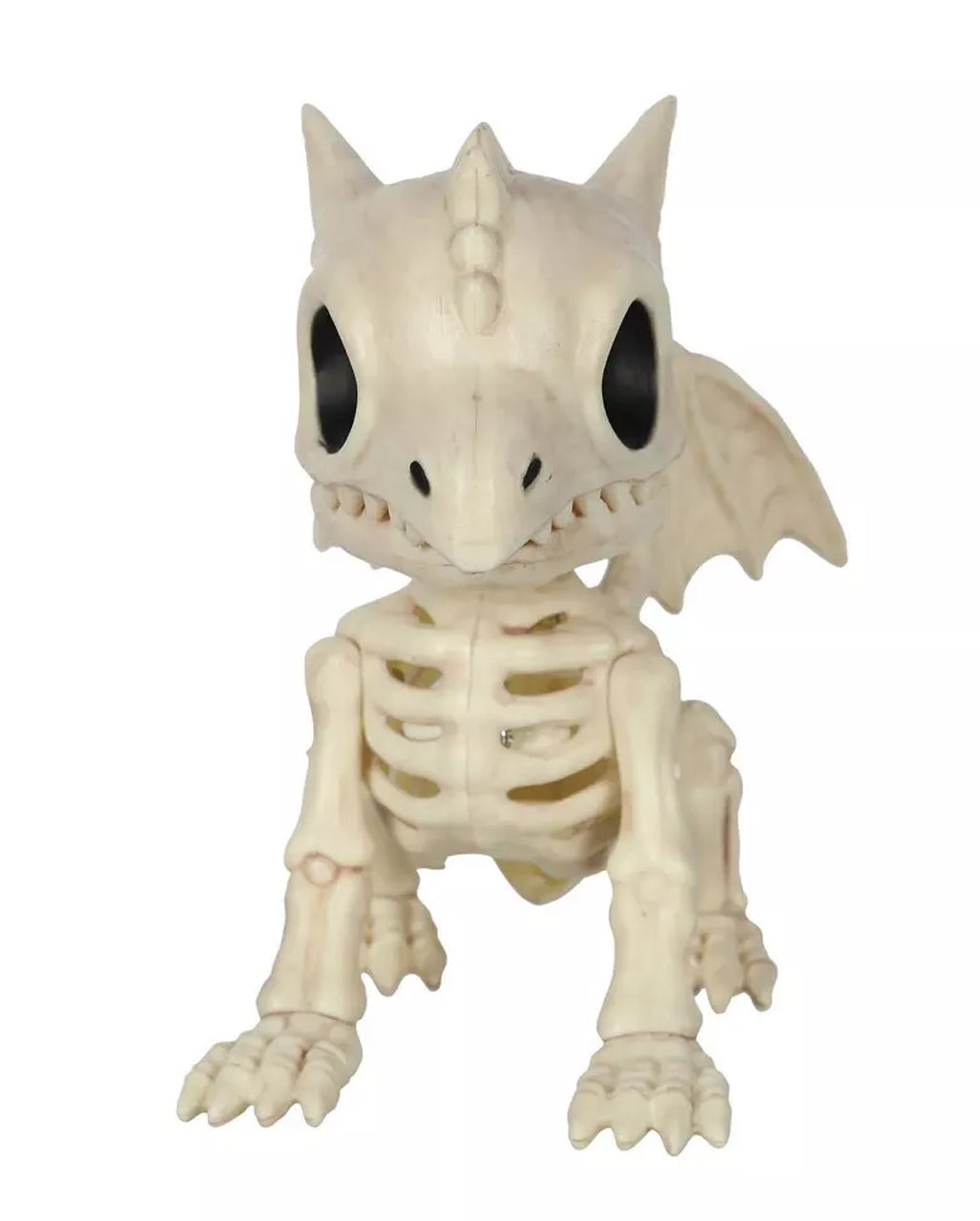 Sitting Skeleton Dragon Decor 13cm