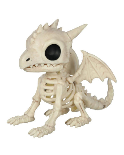 Sitting Skeleton Dragon Decor 13cm