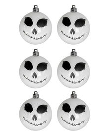 Skeleton Weihnachtskugeln Ø 6cm - 6 Stück