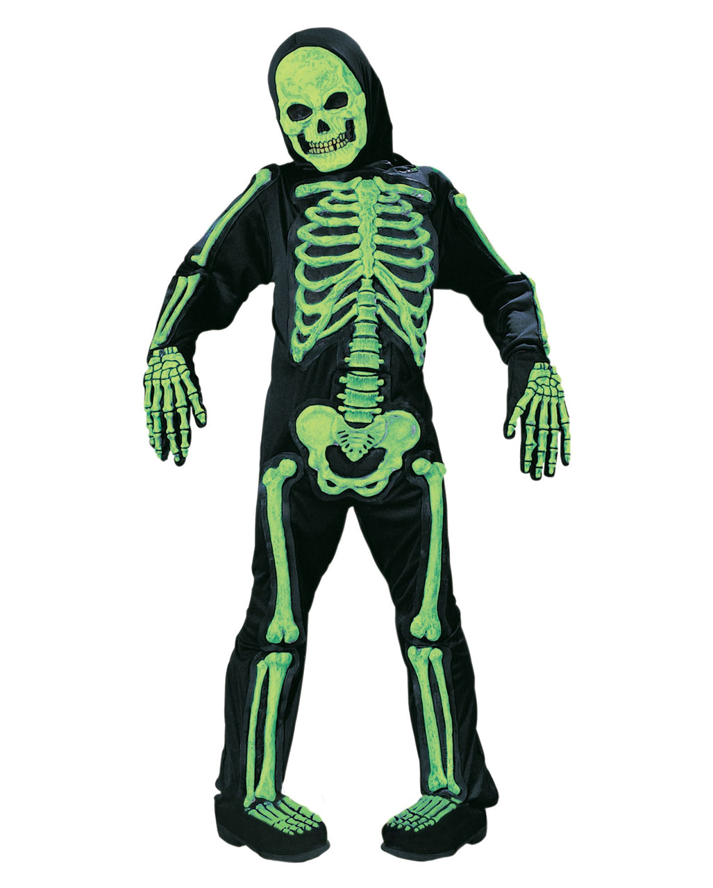 Skelett 3D Kinderkostüm Glow in the Dark