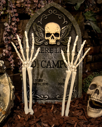2 Pcs Skeleton Arms As Garden Plug 44cm