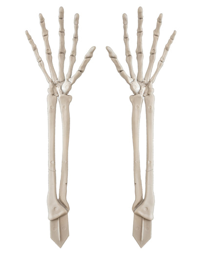 2 Pcs Skeleton Arms As Garden Plug 44cm