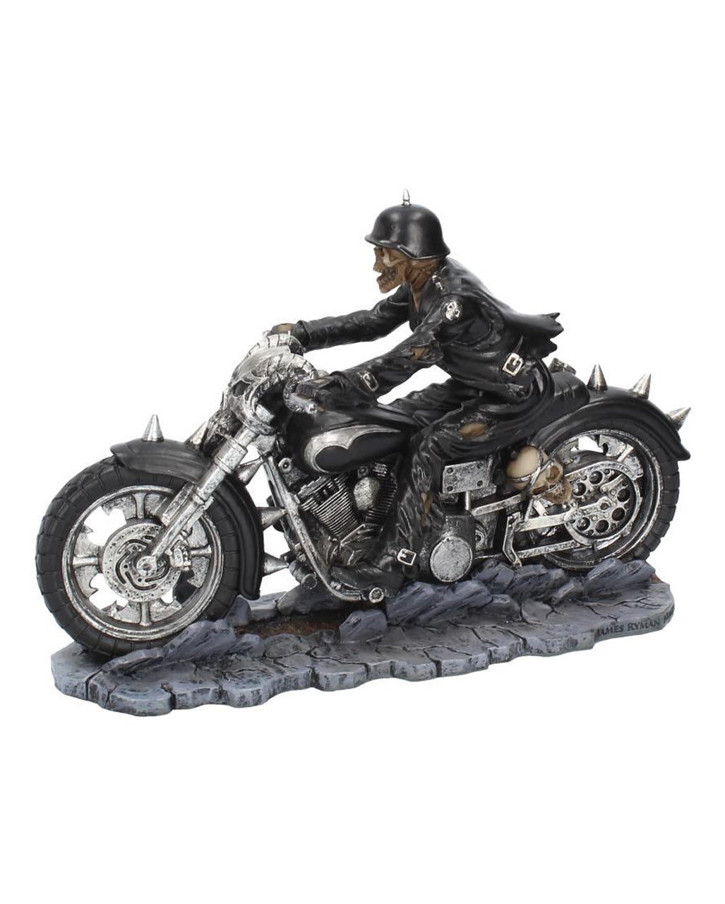 Skelett Biker auf Motorcycle