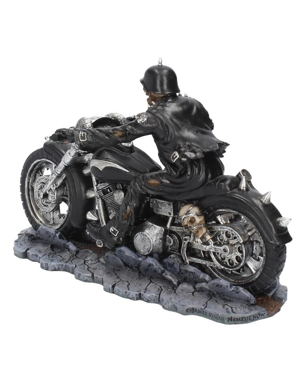 Skelett Biker auf Motorcycle
