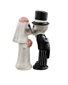 Skelett Hochzeitspaar Salz & Pfefferstreuer