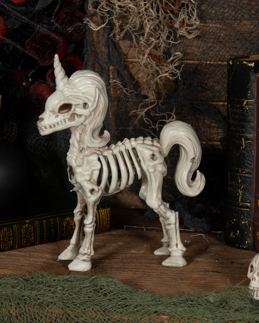 Skelett Einhorn als Gerippe 21cm