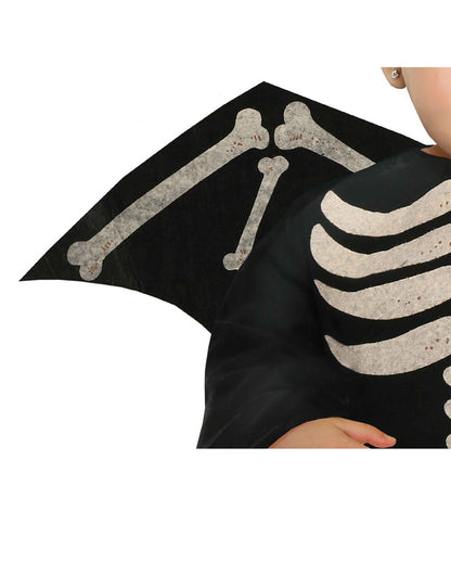 Baby Kostüm Fledermaus Skelett mit Flügeln