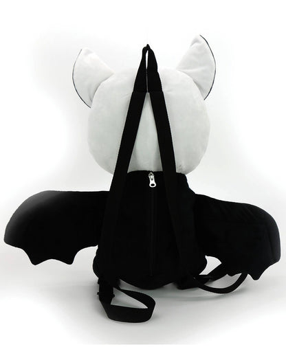 Skelett Fledermaus Plüsch Rucksack