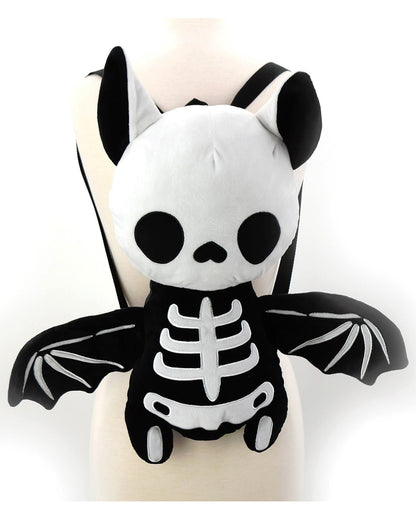 Skelett Fledermaus Plüsch Rucksack