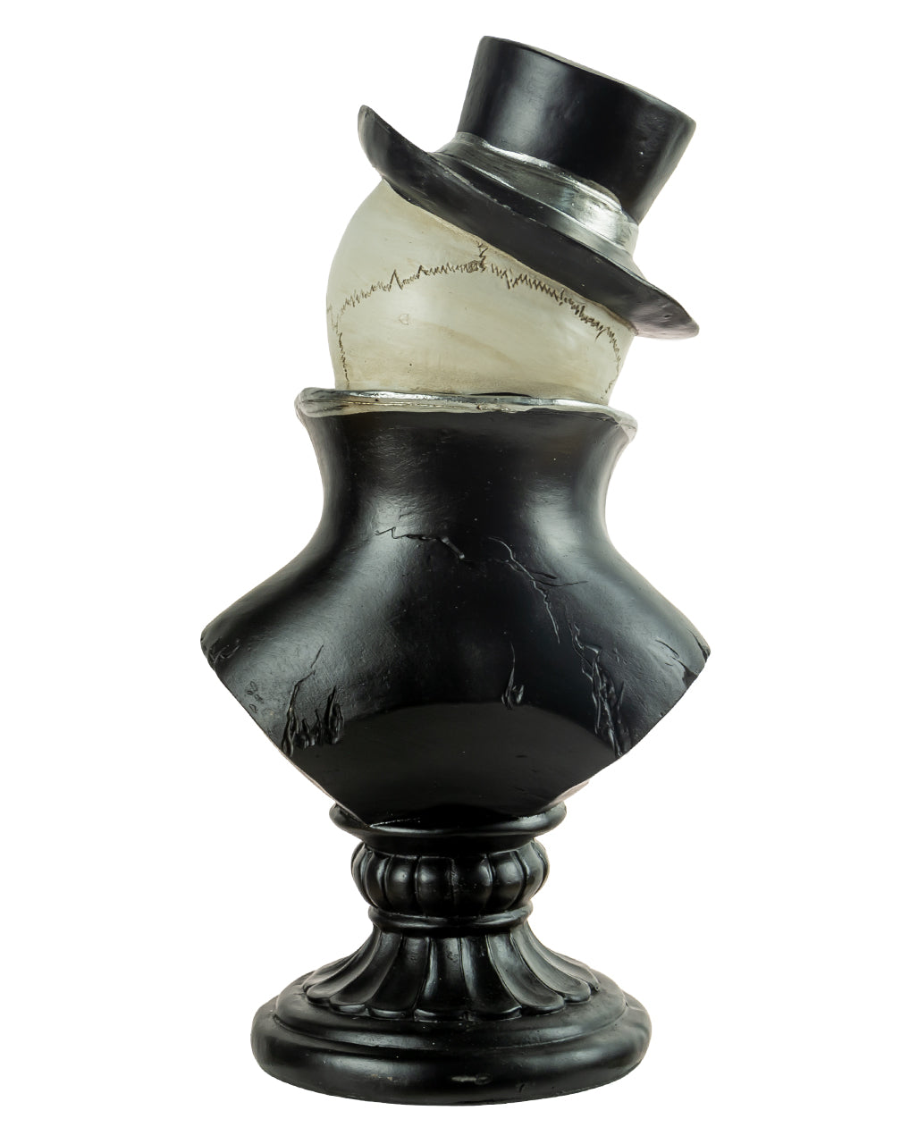 Skelett Gentleman Büste mit Frack & Hut 26,5cm