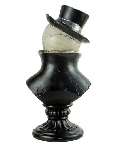 Skelett Gentleman Büste mit Frack & Hut 26,5cm
