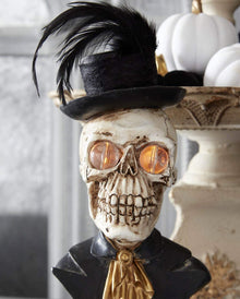 Mr. Skelett Halloween Büste mit LED Augen 45cm