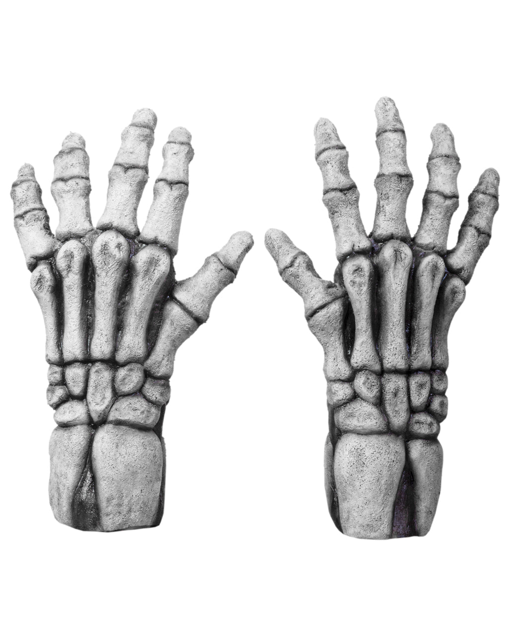White Skeleton Hands Latex Gloves