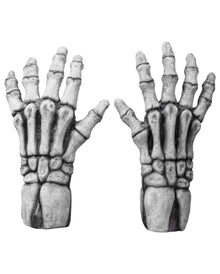 Weiße Skelett Hände Latex Handschuhe