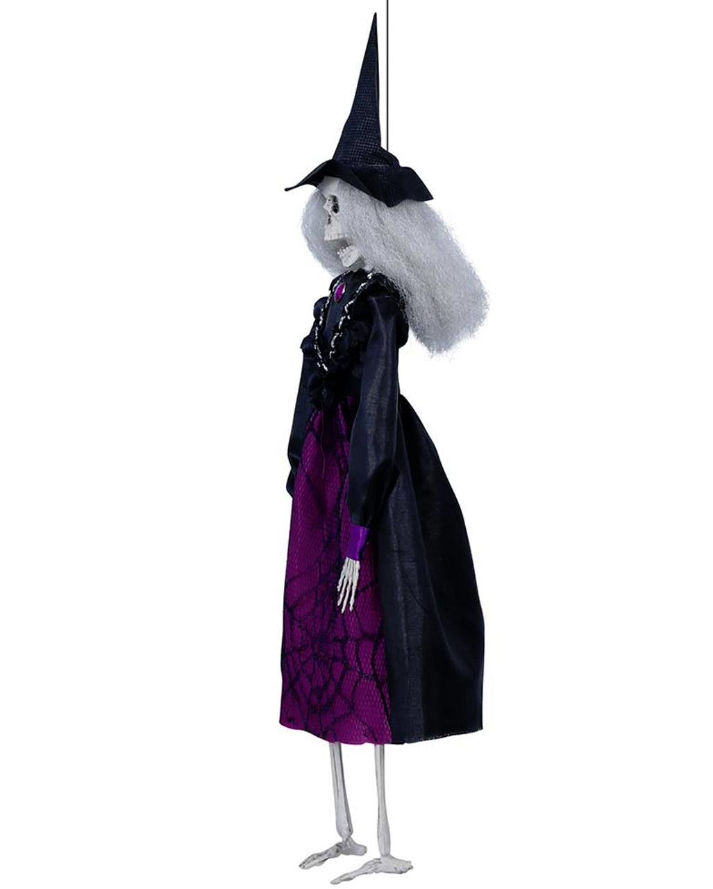 Skelett Hexe Hänge Figur 40cm