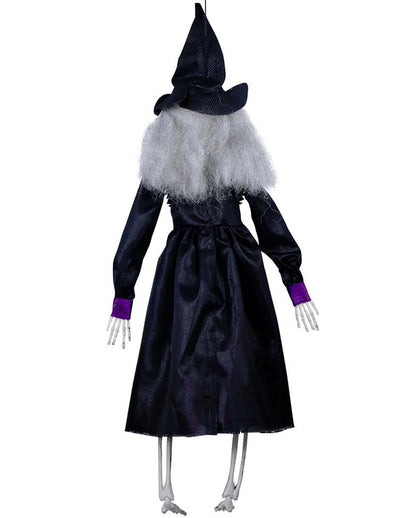 Skelett Hexe Hänge Figur 40cm