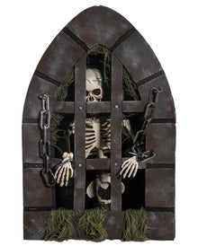 Skelett im Gefängnis Animatronic 31cm