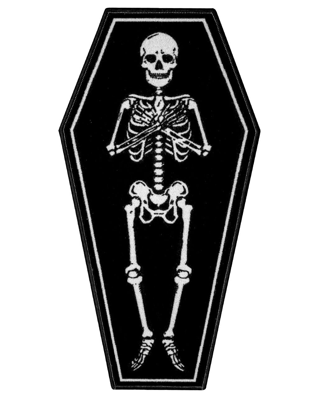 Skeleton In Coffin Carpet