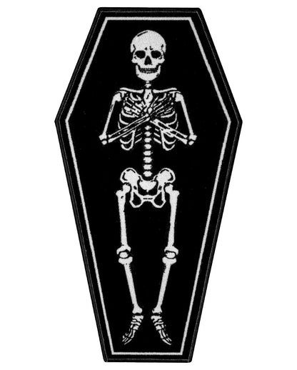 Skeleton In Coffin Carpet