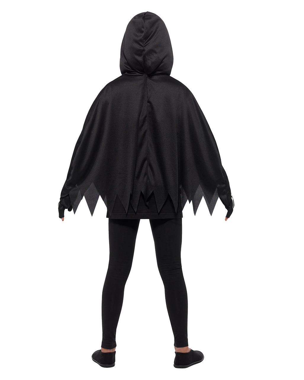 Scheletro Bambino Poncho Con Guanti