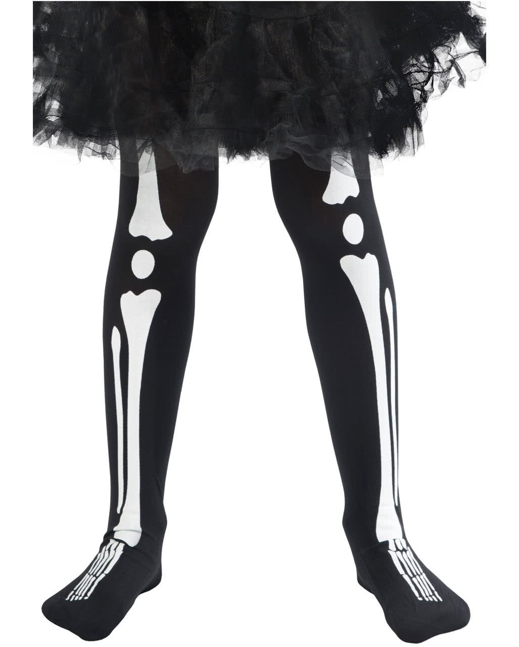 Kinderstrumpfhose Skelett