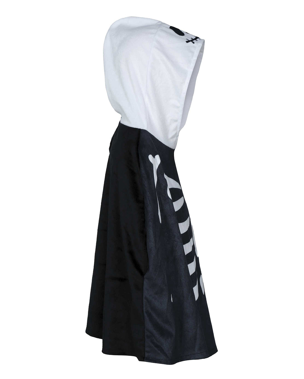 Skelett Kleinkind Kostüm Poncho mit Kapuze