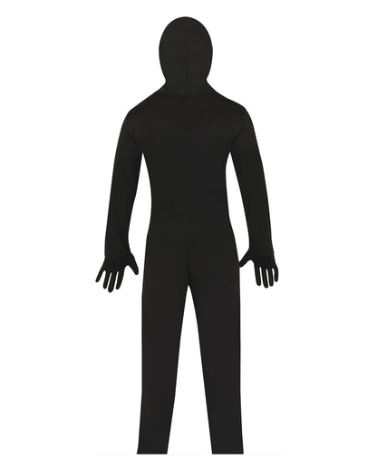 Skelett Kapuzen Jumpsuit Kostüm