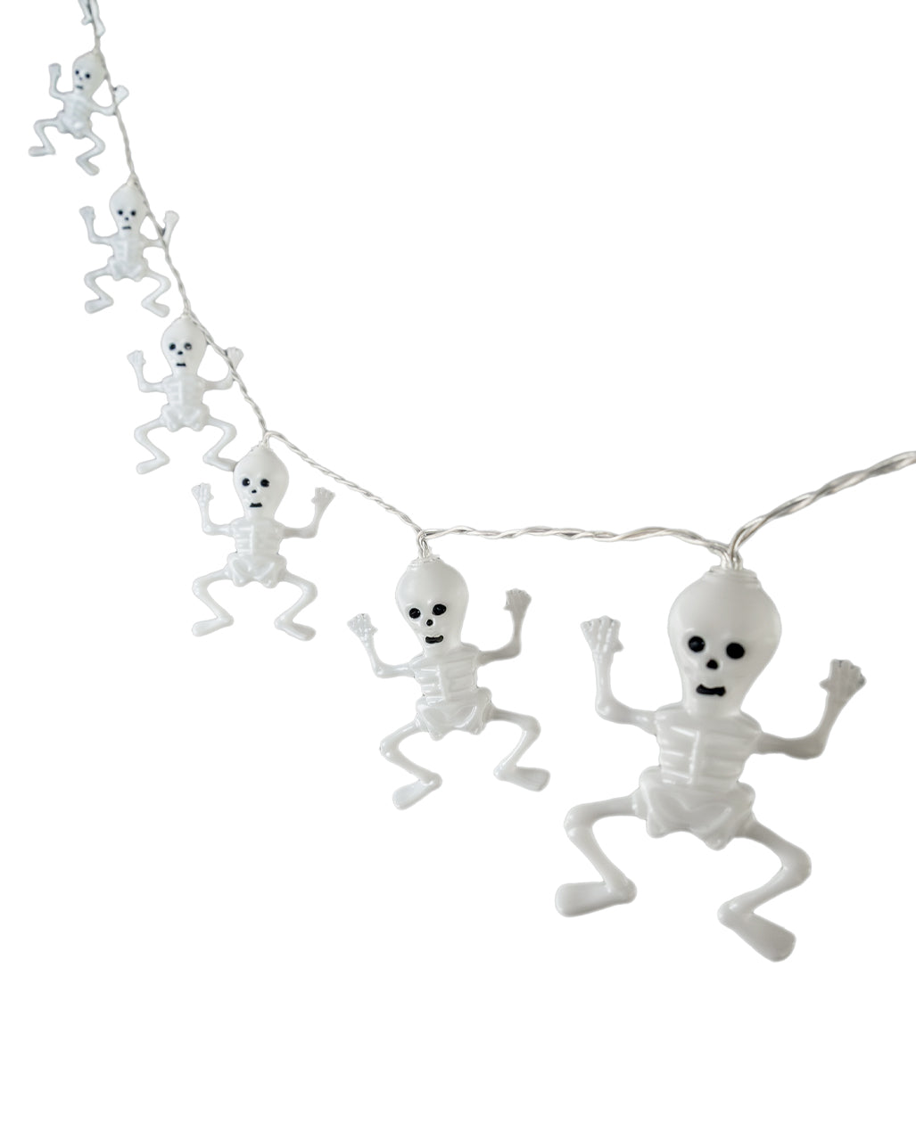 Skelett Lichterkette mit 10 LEDs
