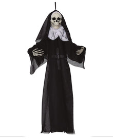 Skeleton Nun Hanging Figure 50cm