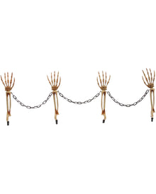 Skeletthand Gartenstecker Zaun