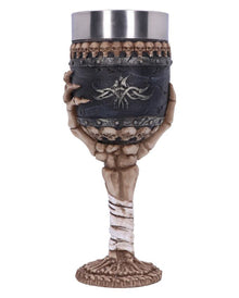 "Bitter Taste" Kelch mit Skeletthand 19cm