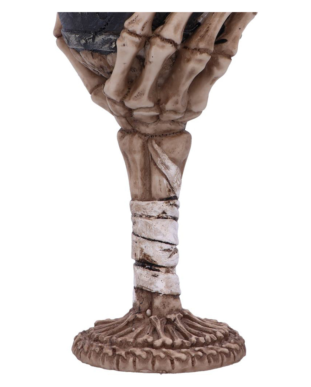 "Bitter Taste" Kelch mit Skeletthand 19cm